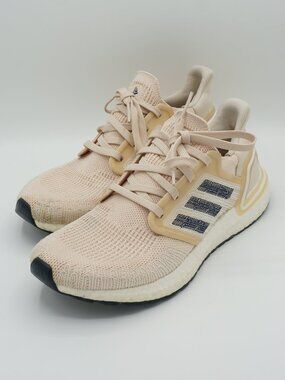 adidas Ultraboost 20 Linen Pale Pink Running Shoes Women’s Size 7.5